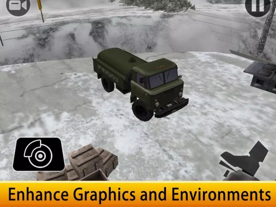 Challenge Driving ArmyTruck iPad  स्क्रीनशॉट