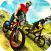 Uphill Offroad Bicycle Rider