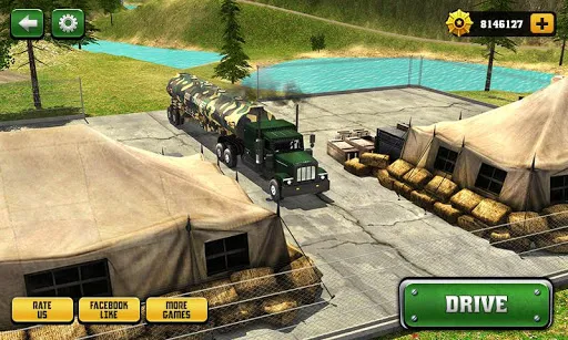 Uphill Offroad Army Oil Tanker Screenshots