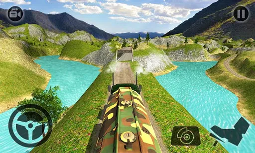 Uphill Offroad Army Oil Tanker Screenshots
