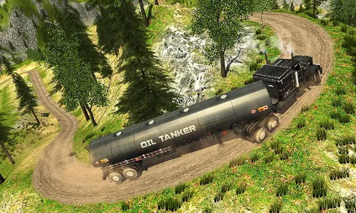 Uphill Offroad Army Oil Tanker Screenshots