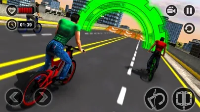 Capturas de tela do Rooftop BMX Bicycle Stunt Rider - Cycle Simulation