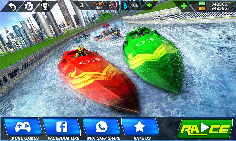 Speed Boat Crash Racing Screenshots