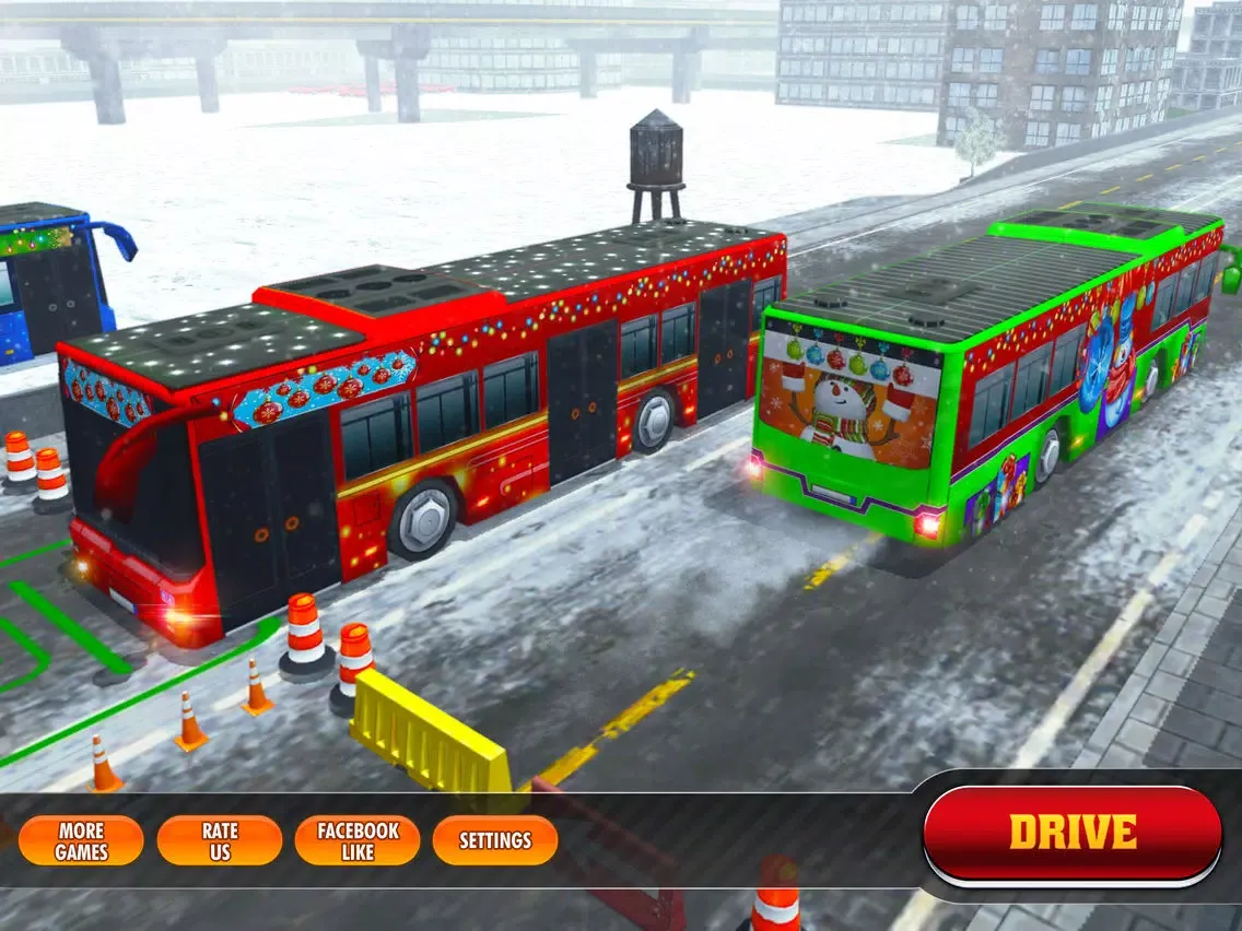 صور Winter Bus Driver 3D Simulator: Snow Hill Parking iPad 