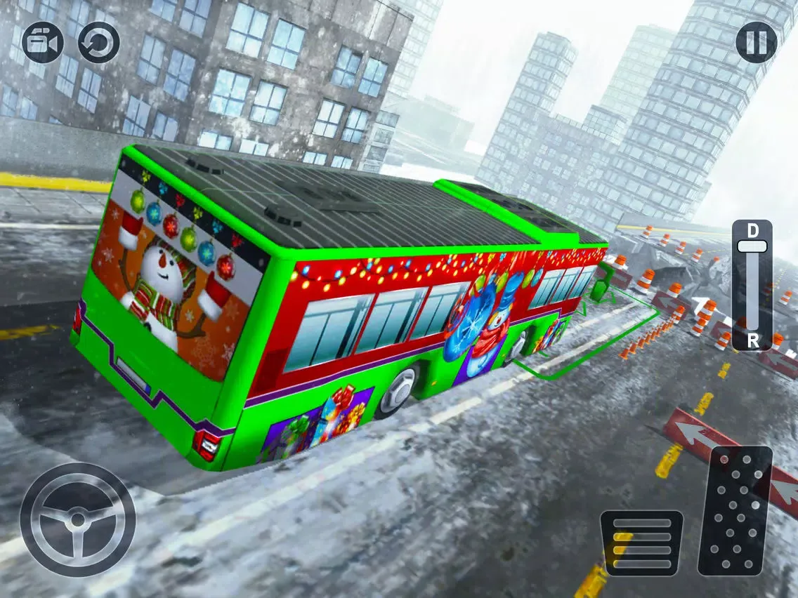صور Winter Bus Driver 3D Simulator: Snow Hill Parking iPad 
