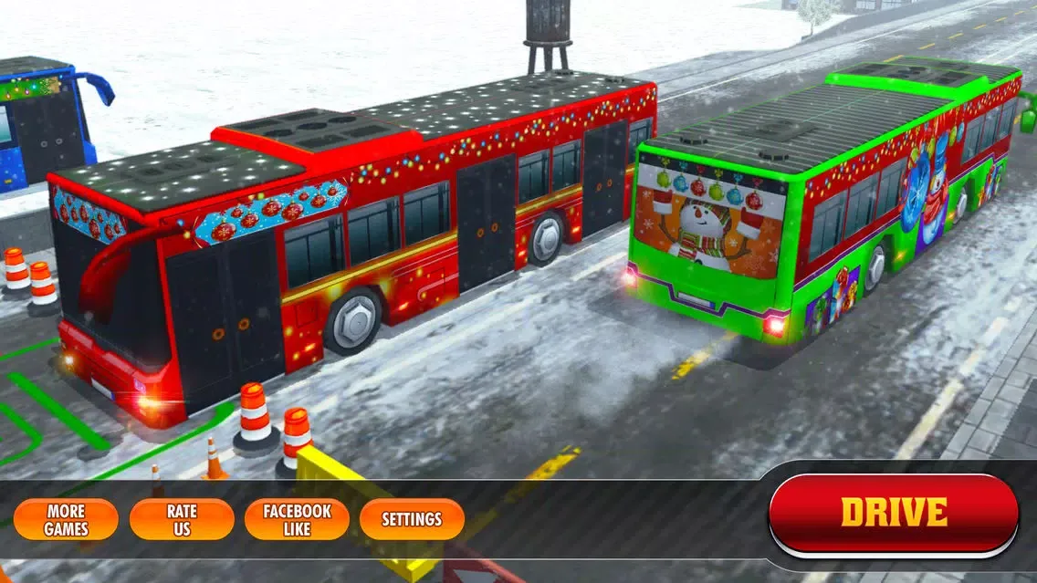 صور Winter Bus Driver 3D Simulator: Snow Hill Parking