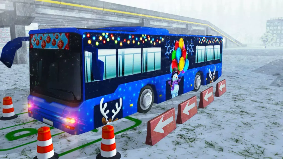صور Winter Bus Driver 3D Simulator: Snow Hill Parking
