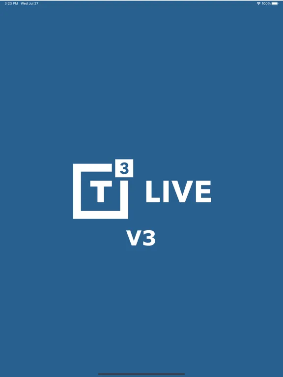 Ảnh chụp màn hình của T3 VTF v3 iPad 
