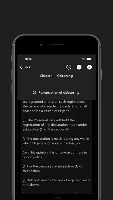 Constitution of Nigeria 1999 سکرین شاٹس