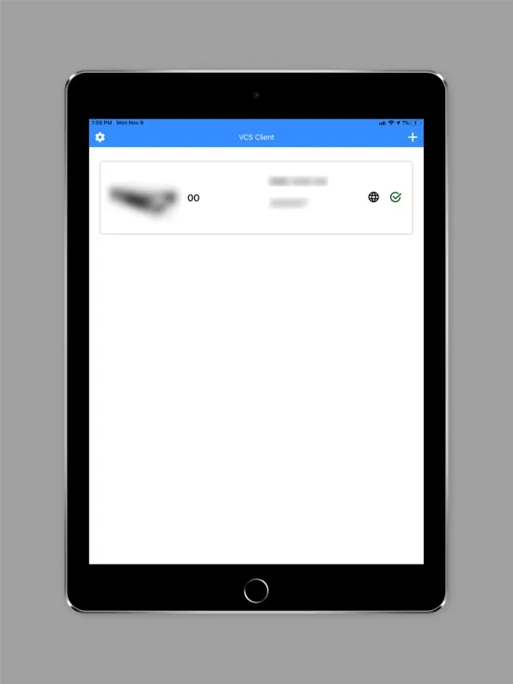 VCS Client iPad  Screenshots