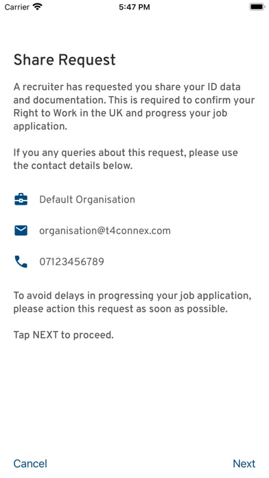 Capturas de pantalla de Experian Candidate RTW