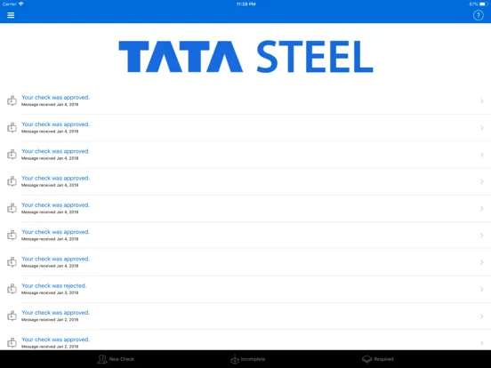 Tata Steel Right to Work iPad  سکرین شاٹس