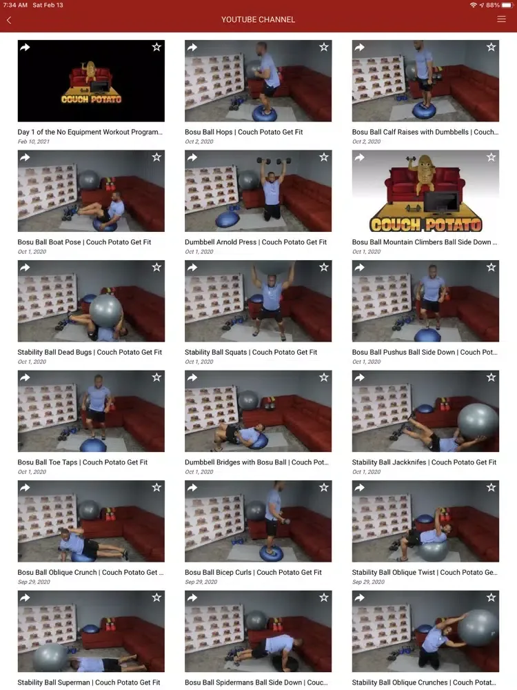 Couch Potato Fit iPad  スクリーンショット