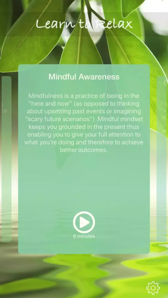 ภาพหน้าจอของ Learn to Relax