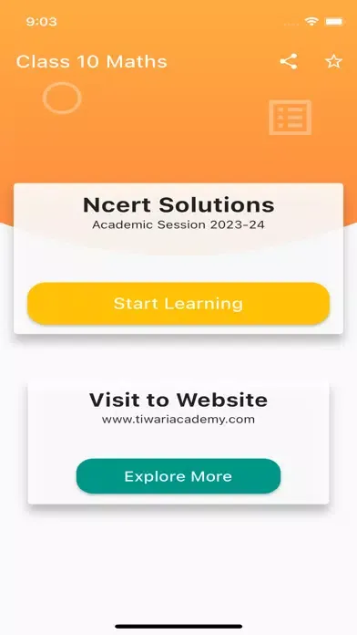 Capturas de pantalla de Class 10 Maths Solutions