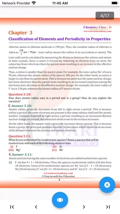 Zrzuty ekranu Class 11 Chemistry Solutions