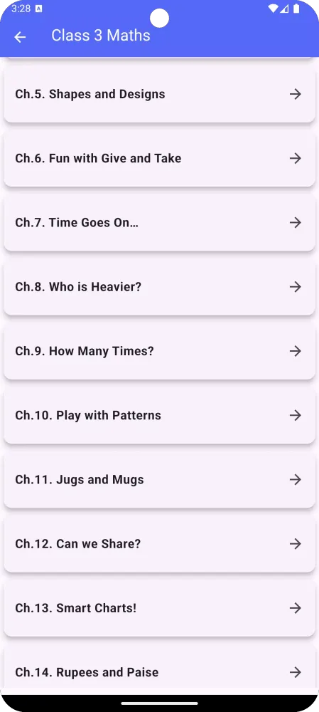 Class 3 Maths Guide 2024-25 Screenshots