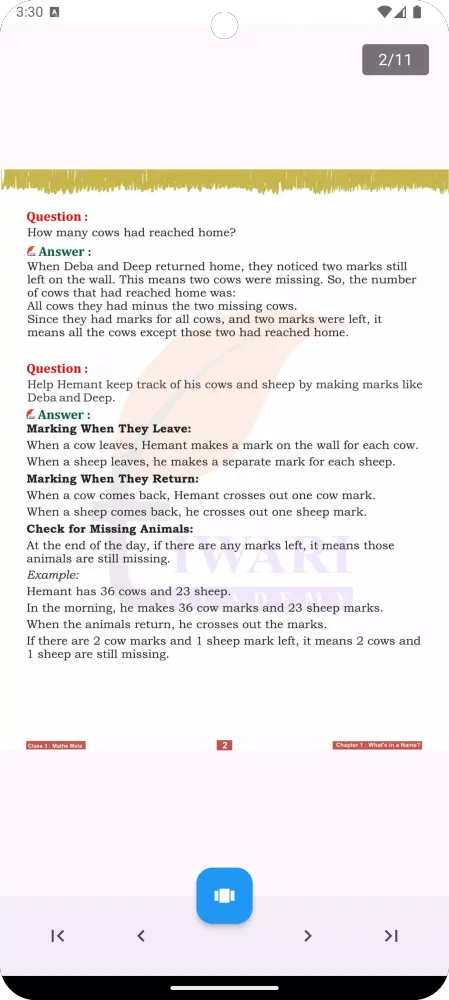 Class 3 Maths Guide 2024-25 Screenshots