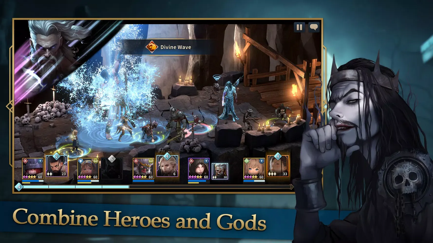 ภาพหน้าจอของ GODS RAID : Team Battle RPG
