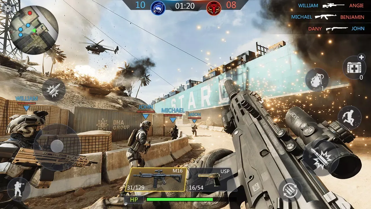 Capturas de pantalla de FPS Strike Ops : Modern Arena