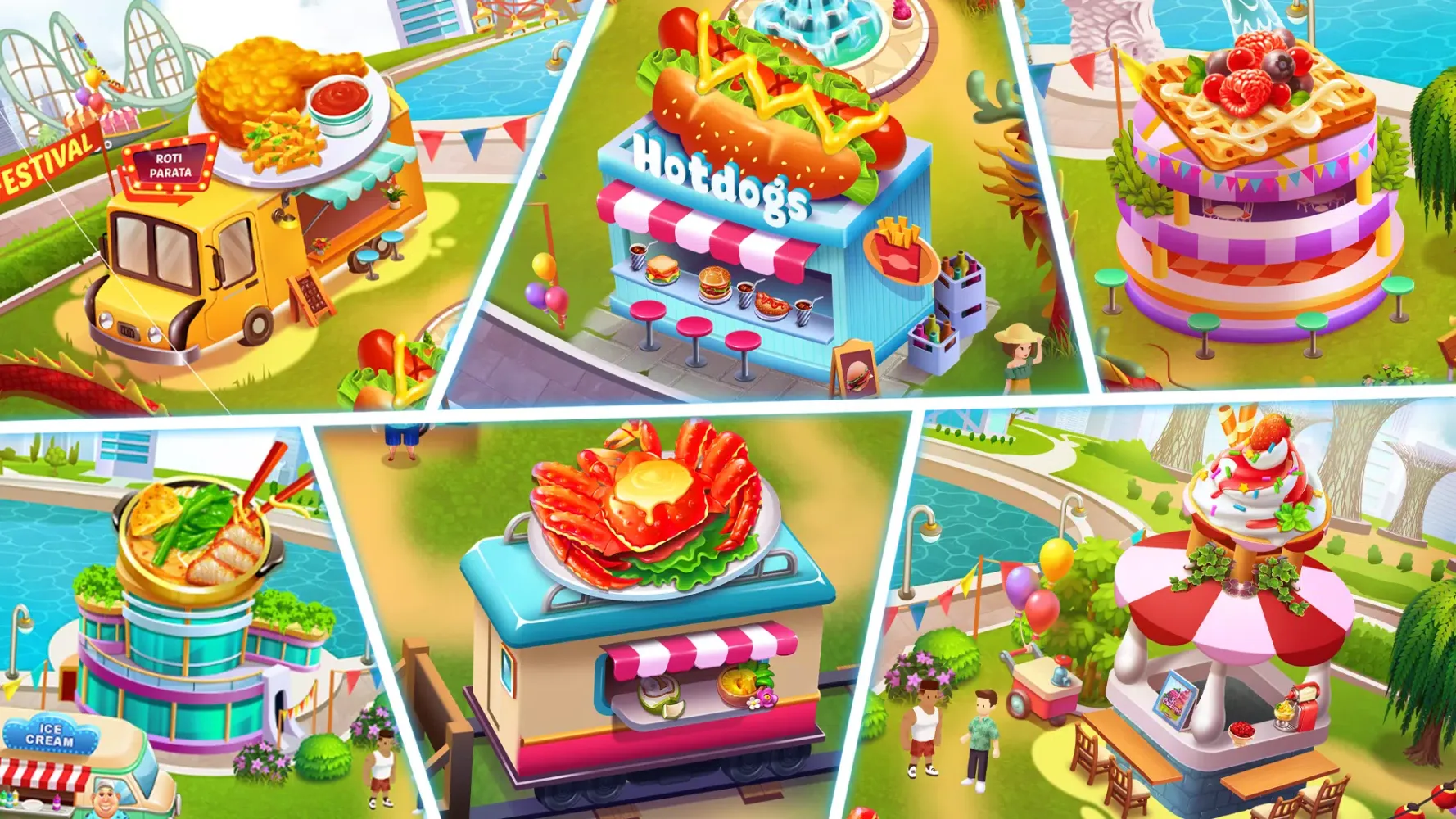 Captures d'écran de Foodie Festival