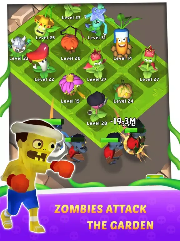 Merge Plants 3D-Garden Defense iPad  स्क्रीनशॉट