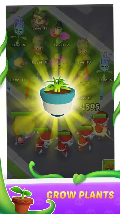 Merge Plants 3D-Garden Defense स्क्रीनशॉट