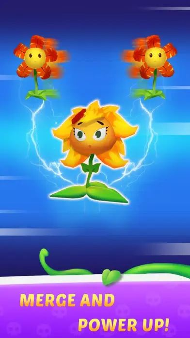 Merge Plants 3D-Garden Defense स्क्रीनशॉट
