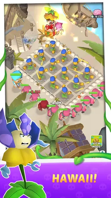 Merge Plants 3D-Garden Defense स्क्रीनशॉट