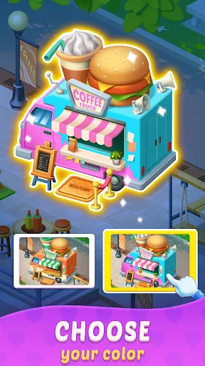 Merge Resto - Match & Decor スクリーンショット