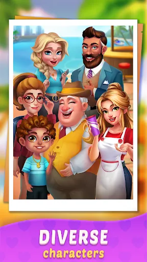 Merge Resto - Match & Decor スクリーンショット