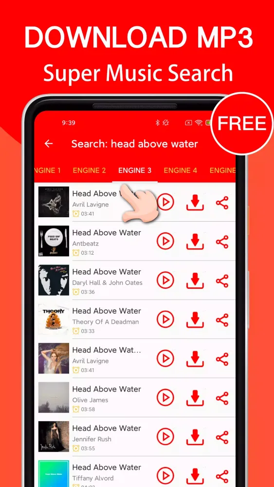 Capturas de tela do Music Player - Mp3 Player