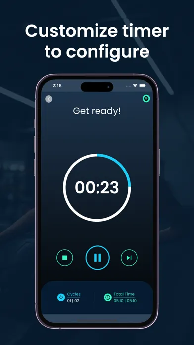 Zrzuty ekranu Valcare Tabata and HIIT Timer