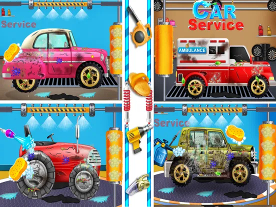 Скриншоты Car Washing & Repairing Garage iPad 