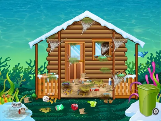 Capturas de pantalla de Mermaid Rescue House Cleaning iPad 