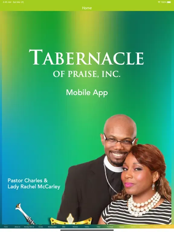 Capturas de tela do Tabernacle of Praise App iPad 