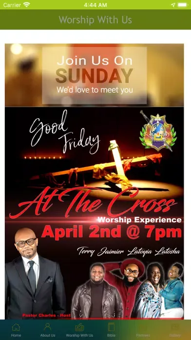 Capturas de tela do Tabernacle of Praise App