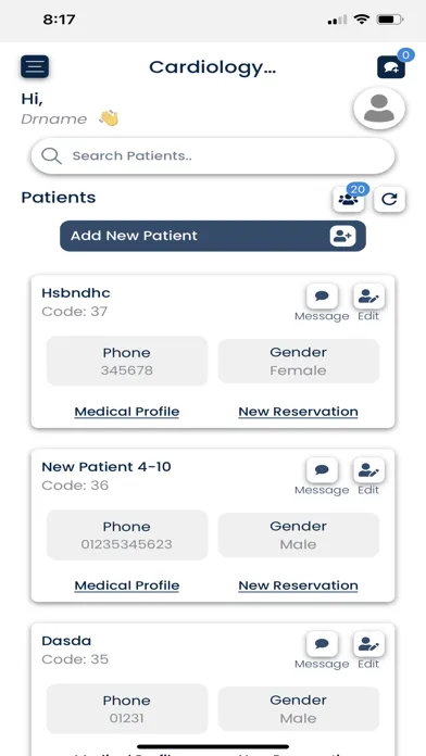 Скриншоты Tabex Clinic System