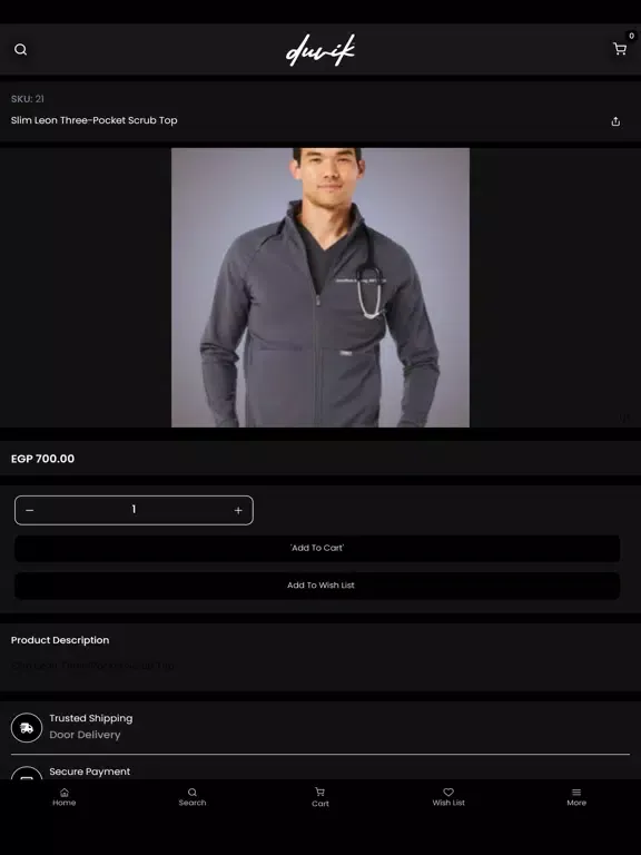 Tangkapan skrin Duvik iPad 