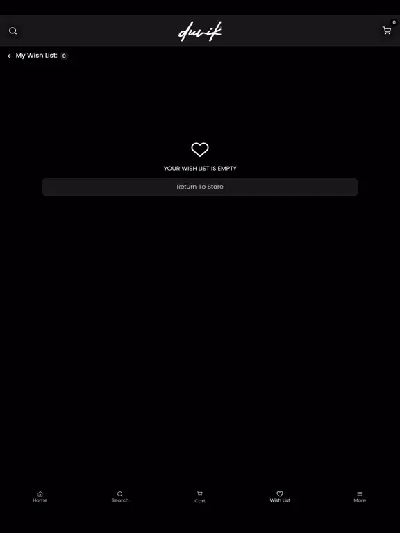 Tangkapan skrin Duvik iPad 