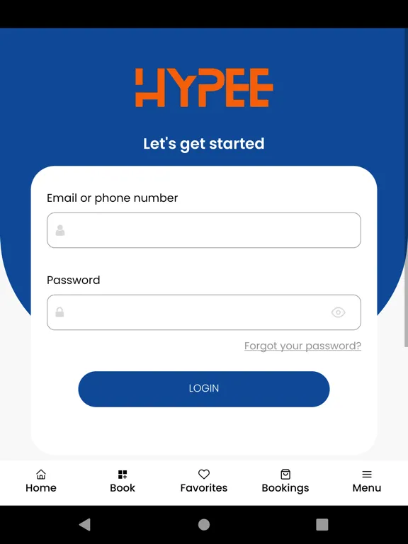 ภาพหน้าจอของ Hypee iPad 