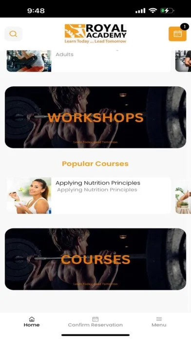 Royal Academy App 스크린샷