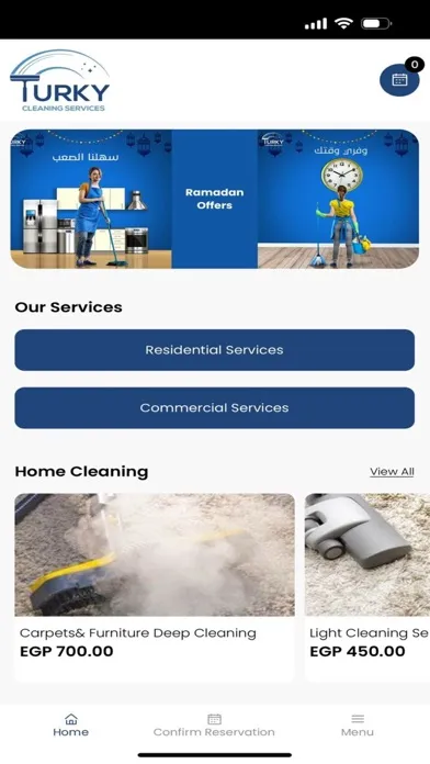 Capturas de tela do Turky Cleaning Services