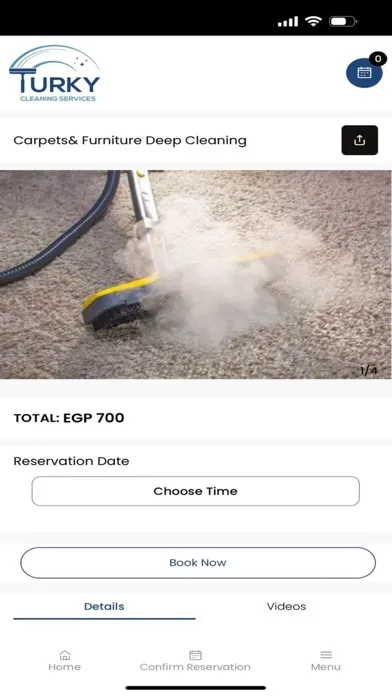 Capturas de tela do Turky Cleaning Services