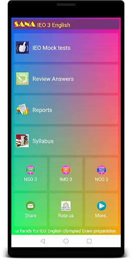 IEO 3 English Olympiad Screenshots