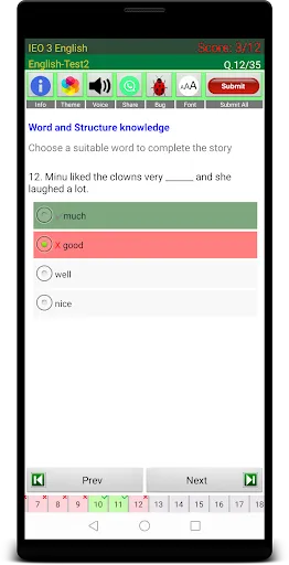 IEO 3 English Olympiad Screenshots