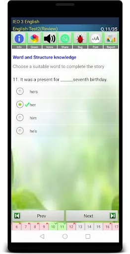 IEO 3 English Olympiad Screenshots