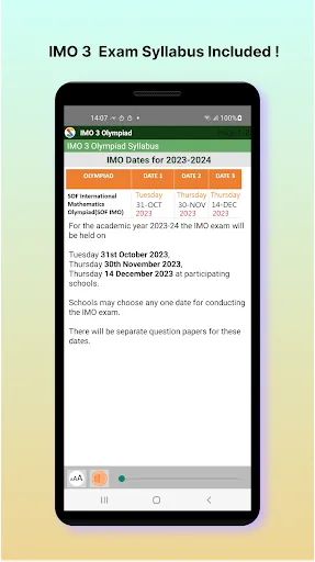 IMO 3 Maths Olympiad Ekran Görüntüleri