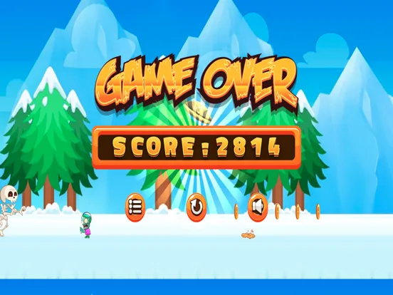 Tangkapan skrin Eskimo's Scary Run iPad 