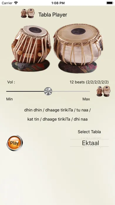 Tabla Player - Rhythm (Taal) 스크린샷